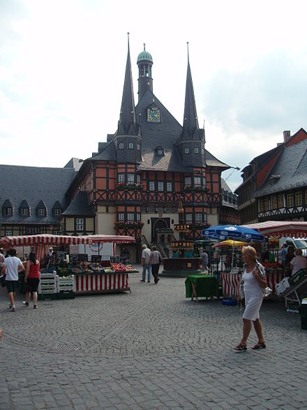 Girls in Wernigerode, Germany